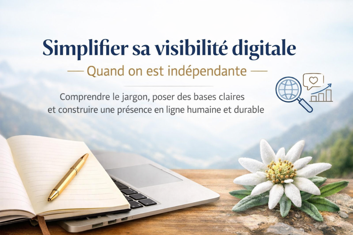 Simplifier sa visibilité digitale quand on est indépendante